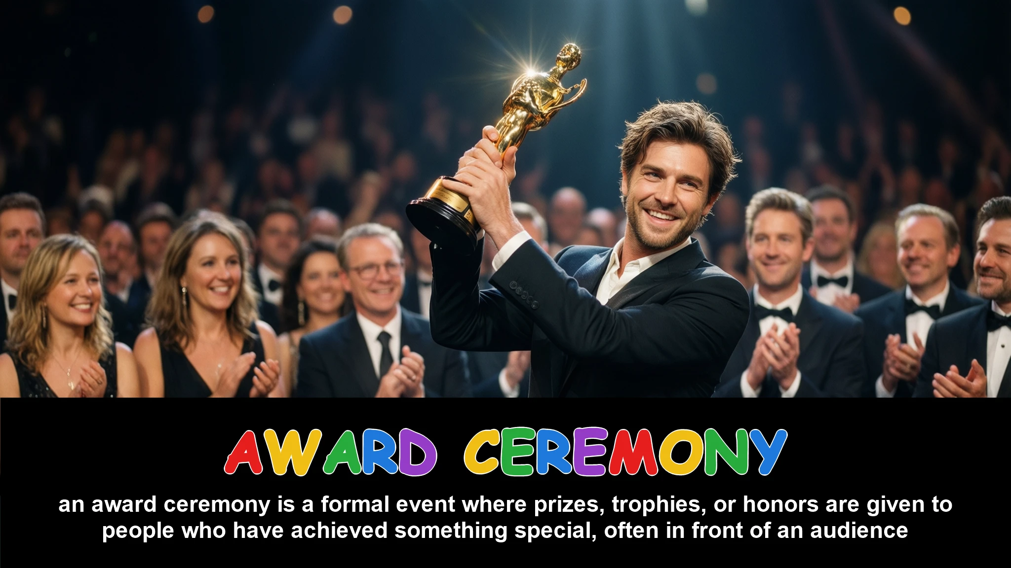 English Illustration for award ceremony